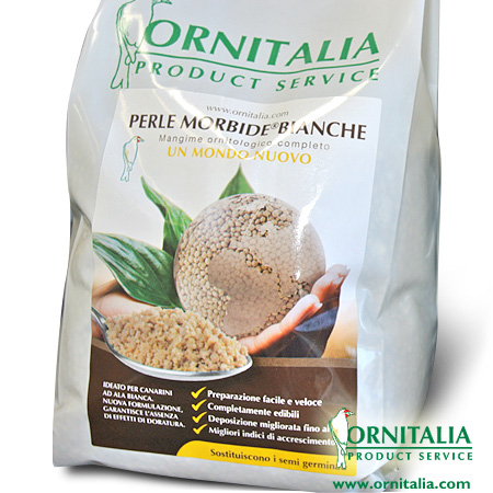 Perle Morbide Bianche (kg.4 bag - 4 pieces) - Ornitalia